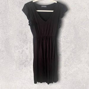 Black maternity dress